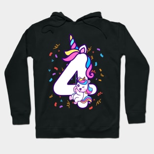 Cute Birthday Unicorn Hoodie